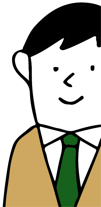 私立高校男子のイラスト